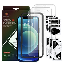 Tempered Glass Screen Protector with Frame For iPhone 12 Series