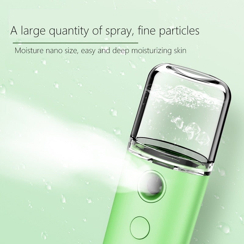 Portable Nano Mist Sprayer Handheld Facial Steamer 30ml